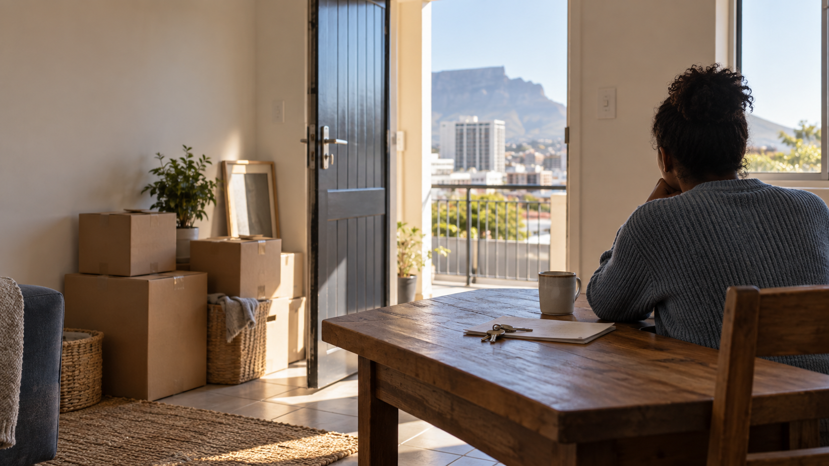 Tenant considering housing uncertainty and alternative accommodation in Cape Town